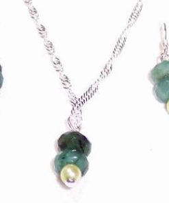 Colier din sidef - verde inchis - castiguri neasteptate